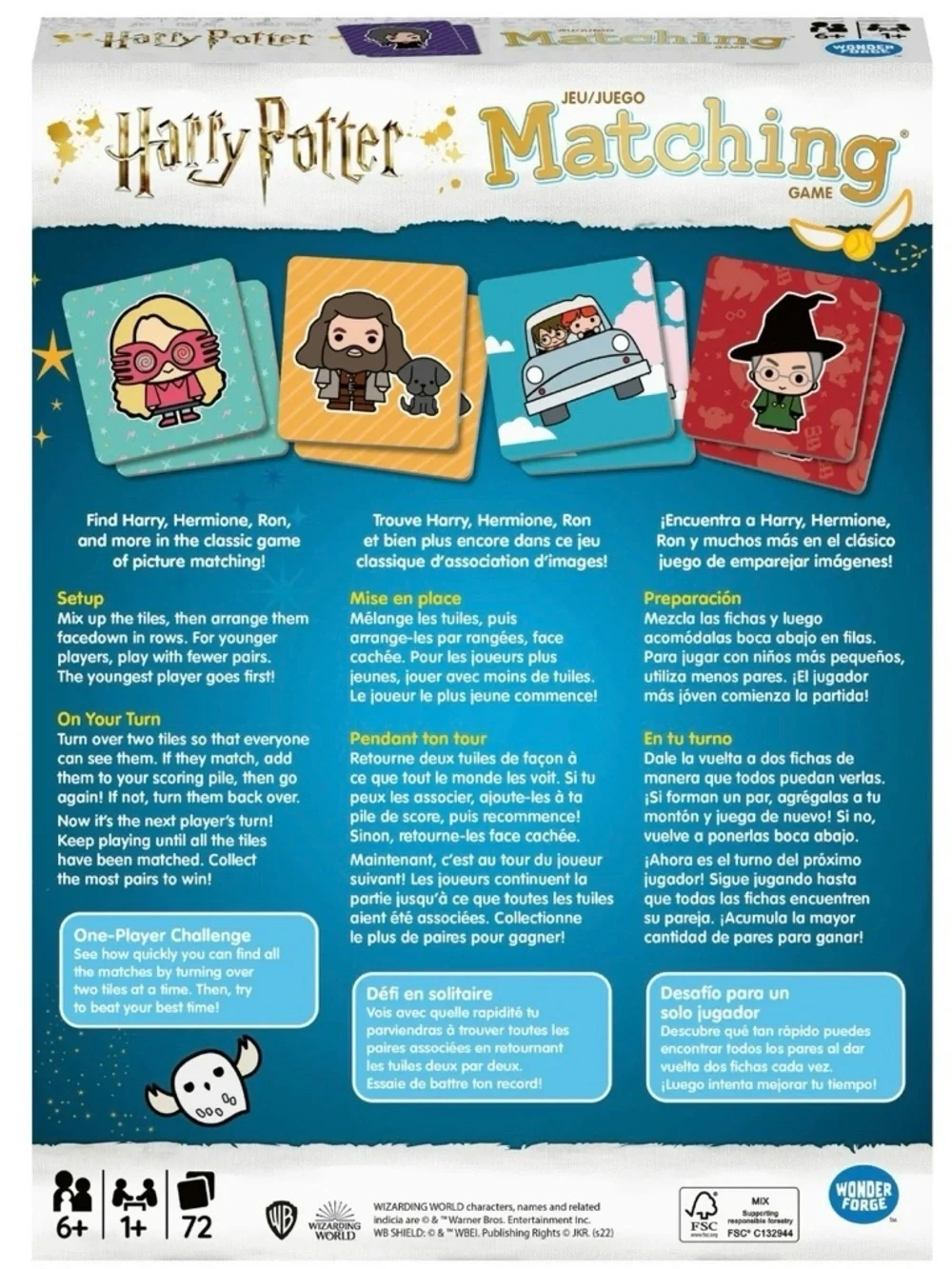 Wonder Forge Harry Potter Matching Game is a Fun and Fast Memory Game